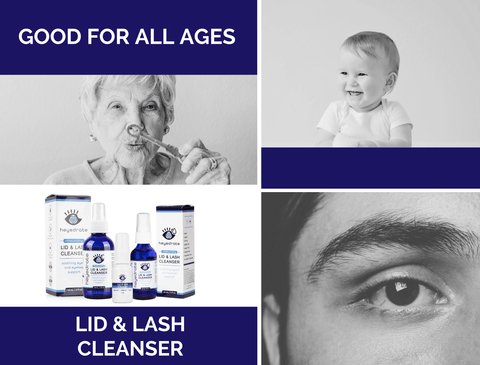 Heyedrate® Lid & Lash Cleanser (4-Month Supply) | Eye Love® Dry Eye Supplement Heyedrate