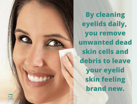 MediViz Eyelid Wipes | Eyelid Cleaning Wipes Dry Eye Supplement MediViz