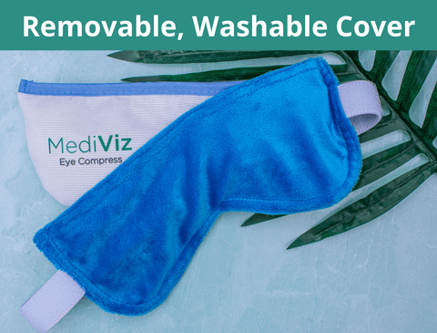 Mediviz Blepharitis Dry Eye Mask - With Removable Cover Dry Eye Supplement MediViz