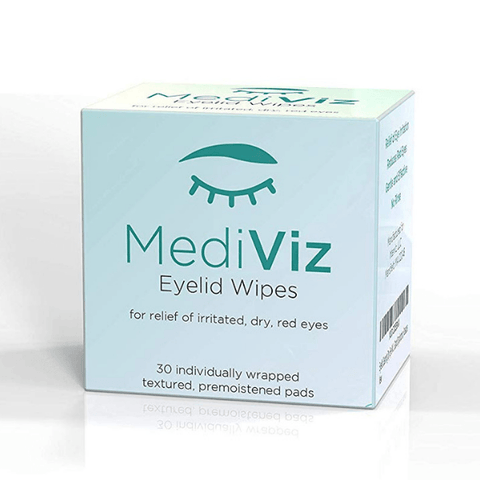 WHOLESALE MediViz Eyelid Wipes | Eyelid Cleaning Wipes Dry Eye Supplement MediViz