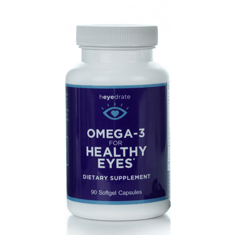 Heyedrate® Omega-3 for Eye Health | 1-Month Supply Dry Eye Supplement Eye Love