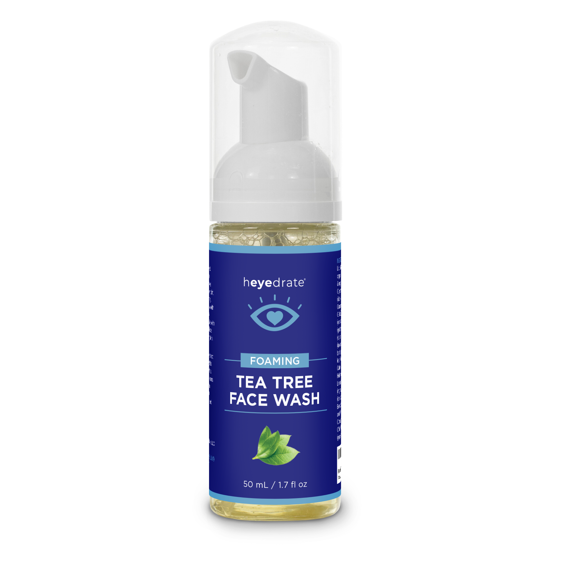 Heyedrate Foaming Tea Tree Face Wash and Eyelid Cleanser