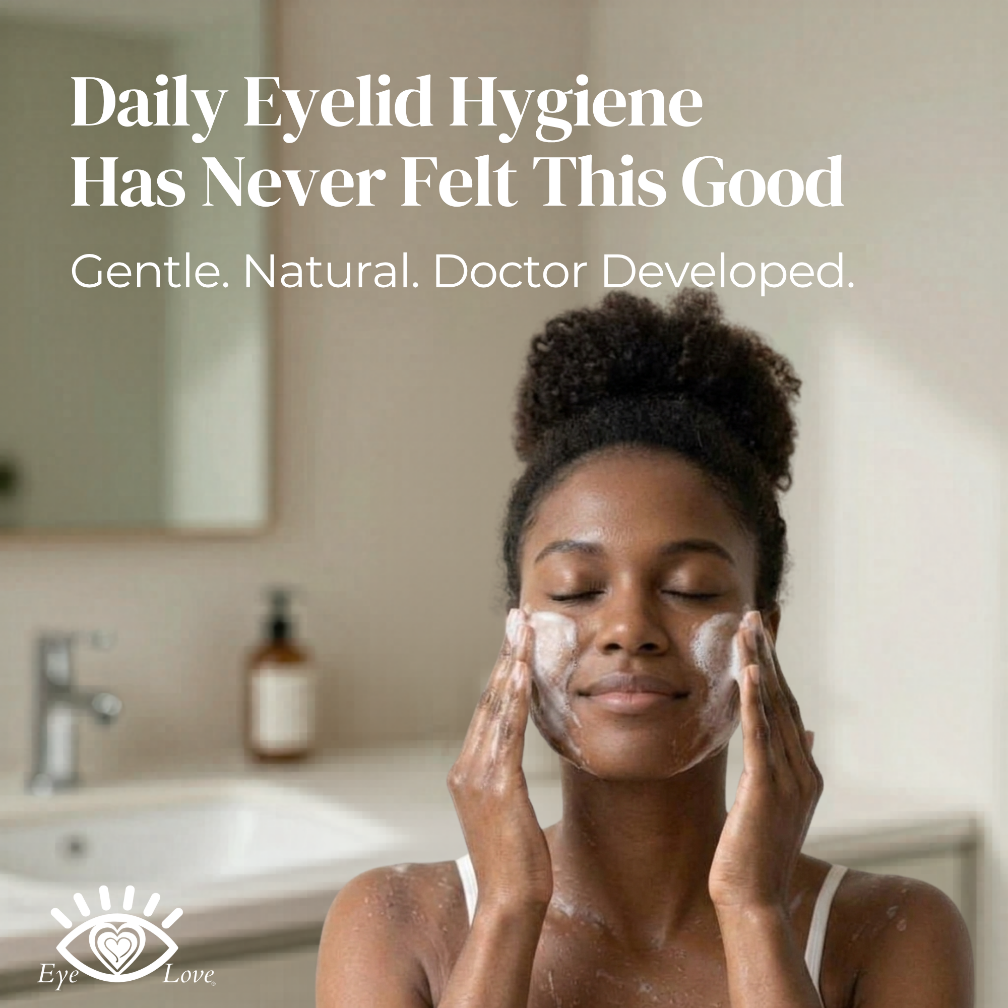 Heyedrate Foaming Tea Tree Face Wash and Eyelid Cleanser