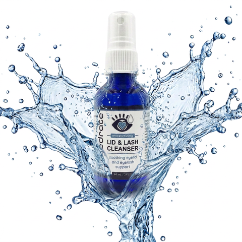 Heyedrate Lid & Lash Cleanser (4oz GLASS Bottle)