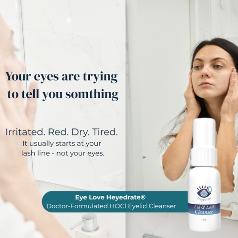 Heyedrate Lid & Lash Cleanser