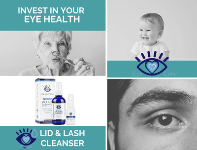 SUBSCRIPTION - Heyedrate® Lid and Lash Cleanser Savings Bundle (1 oz and 4 oz) | Eye Love® Dry Eye Supplement Heyedrate