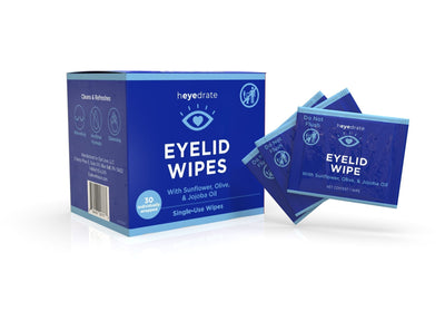Heyedrate Eyelid Wipes - Eyelash and Facial Scrub by Eye Love (90 wipes/ 3 boxes) Eye Love