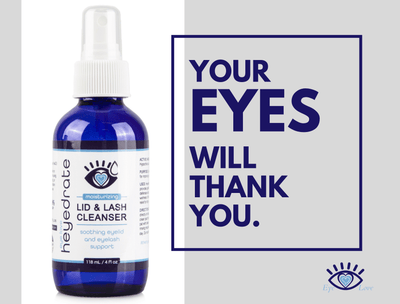 Heyedrate® Lid & Lash Cleanser (4-Month Supply) | Eye Love® Dry Eye Supplement Heyedrate