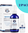 Heyedrate® Lid and Lash Cleanser Savings Bundle (1oz and 4oz) | Eye Love® Dry Eye Supplement Heyedrate 