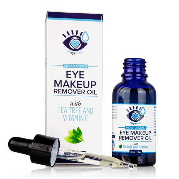 Heyedrate® Eye Makeup Remover Oil | With Tea Tree and Vitamin E Dry Eye Supplement Heyedrate 