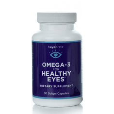 Heyedrate® Omega-3 for Eye Health | 1-Month Supply Dry Eye Supplement Eye Love 