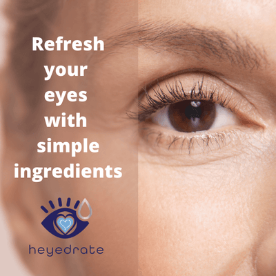 Heyedrate® Eye Makeup Remover Oil | With Tea Tree and Vitamin E Dry Eye Supplement Heyedrate