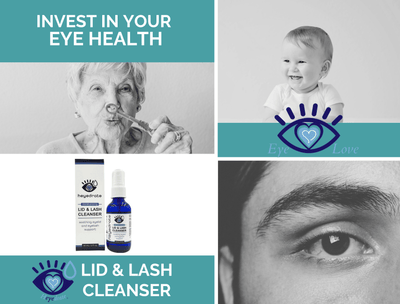 Heyedrate® Lid & Lash Cleanser (2 oz GLASS Bottle)(20% Off) Dry Eye Supplement Heyedrate