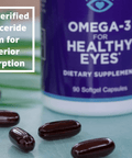 Heyedrate® Omega-3 for Eye Health | 1-Month Supply Dry Eye Supplement Eye Love 
