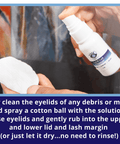 Heyedrate® Lid & Lash Cleanser (2 oz GLASS Bottle) Dry Eye Supplement Heyedrate 
